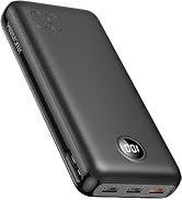 VEEKTOMX Portable Charger 30000mAh Power Bank Fast Charging QC 3.0& PD External Battery Pack USB ...