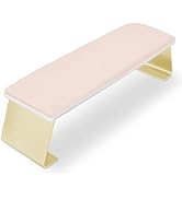 Erasable Arm Rest for Nails Tech, Luxury Nail Arm Rest Pink Manicure Hand Rest for Nails Tech wit...