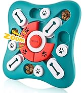 Dog Puzzle Toys, Squeaky Treat Dispensing Dog Enrichment Toys for IQ Training and Brain Stimulati...