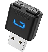 EAXBUX Tiny Mouse Jiggler USB Undetectable Mouse Mover with ON/Off and Display,Automatic Mouse Sh...