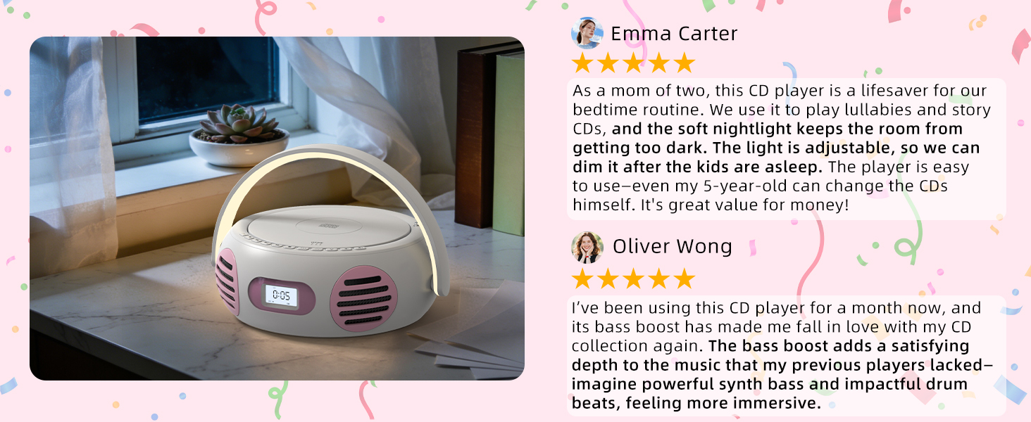 cd player with speakers
