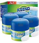 Ksend Toilet Bowl Cleaners - 4 Pack, Long-Lasting Cleaning Solution, Convenient Toilet Cleaner Bo...