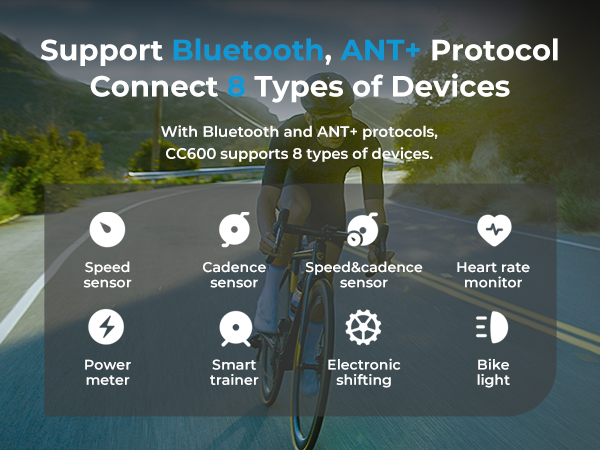 support 8 sensor with computer bike