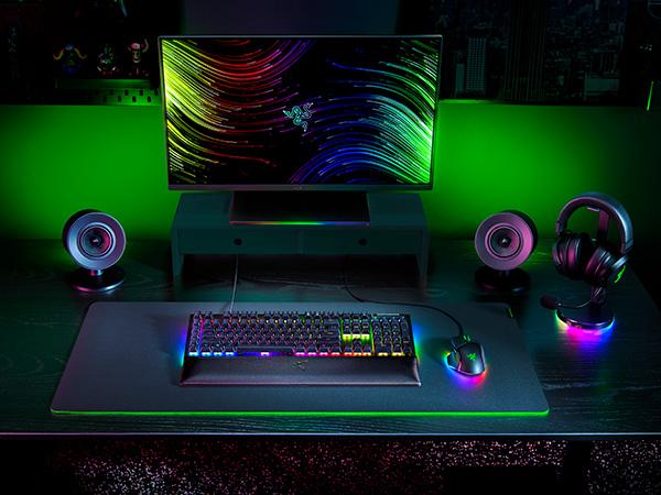 RGB gaming setup light 