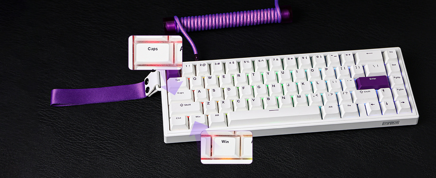 HE68 Wired Magnetic Gaming Keyboard