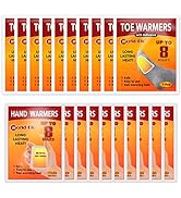 World-BIO Toe Warmers Bulk Adhesive Body Warmers for Cold Weather, Hand and Feet Warmers Variety ...