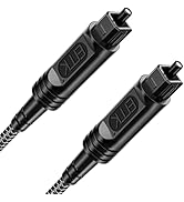 EMK Optical Audio Cable Optical Cable Digital Fiber Optic Toslink Cable for Sound Bar, TV, PS4, X...