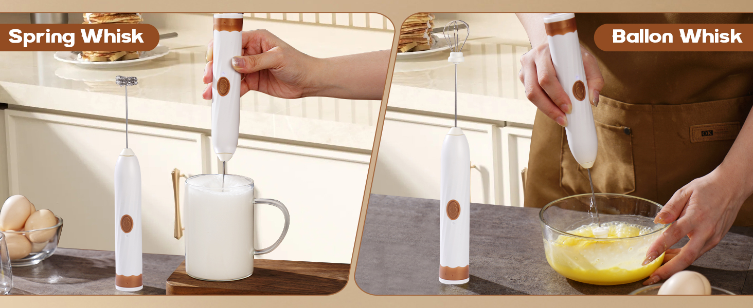 Milk mixing stick coffee frother