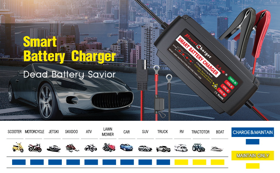 BMK smart battery charger