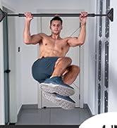 Sportneer Pull Up Bar: Strength Training Chin up Bar without Screws - Adjustable 29.5''-37'' Widt...