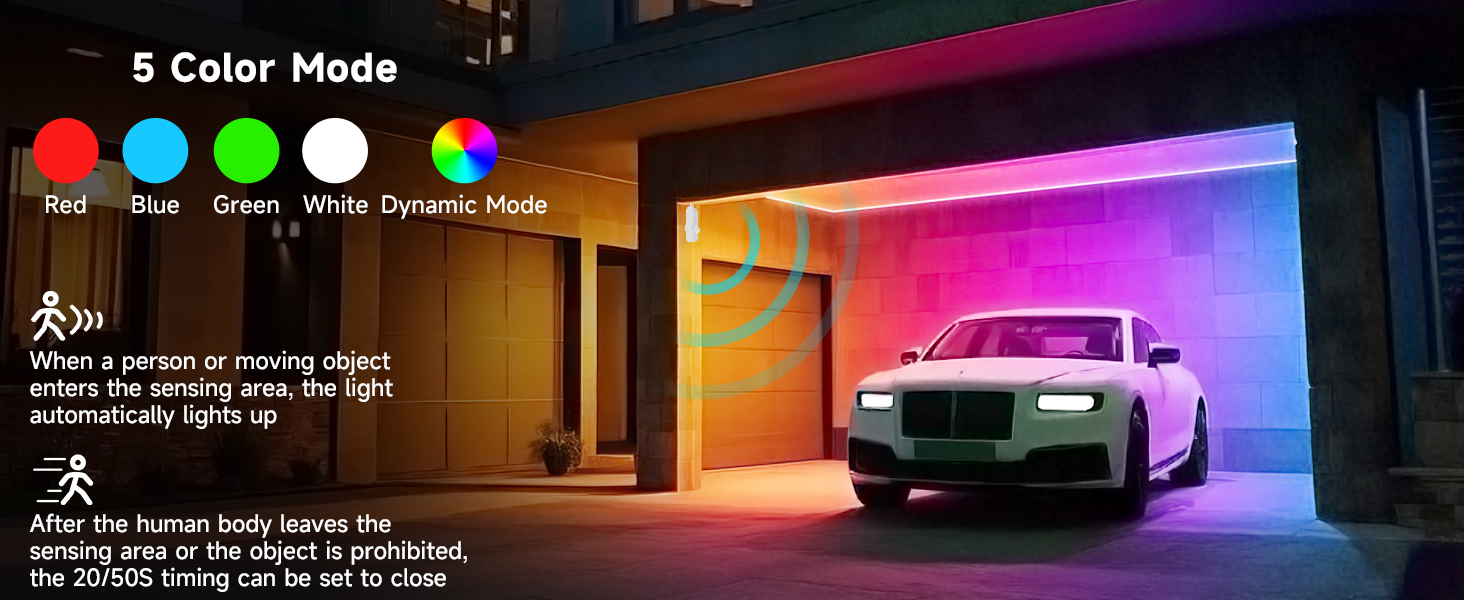 motion activated led light strip