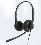 Yealink UH34 USB Wired Headset with Microphone - Stereo Headphones with Noise Cancelling,Professi...