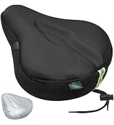 Zacro Bike Seat Cushion - Gel Padded Bike Seat Cover for Men Women Comfort, Extra Soft Exercise B...