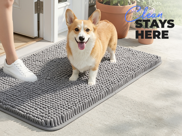 Shaggy Bath Mat Rug For Bathroom Cotton