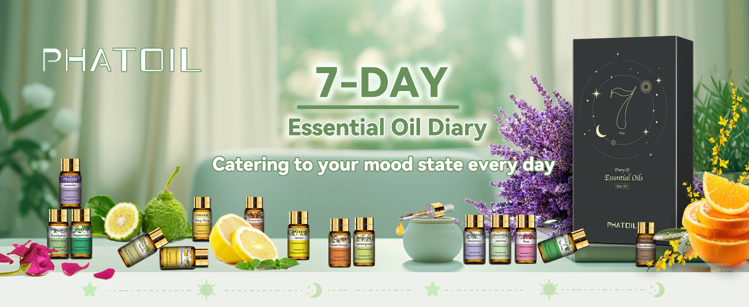 PHATOIL 15PCS ESSENTIAL OIL SET