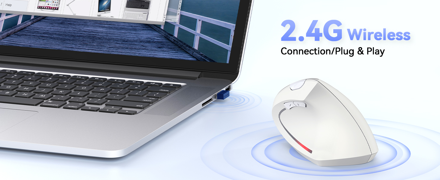 wireless ergonomic mouse
