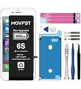 MOVFST Replacement Battery for iPhone 6S,Li-ion Polymer 4000mAh High Capacity Battery Fit for iPh...