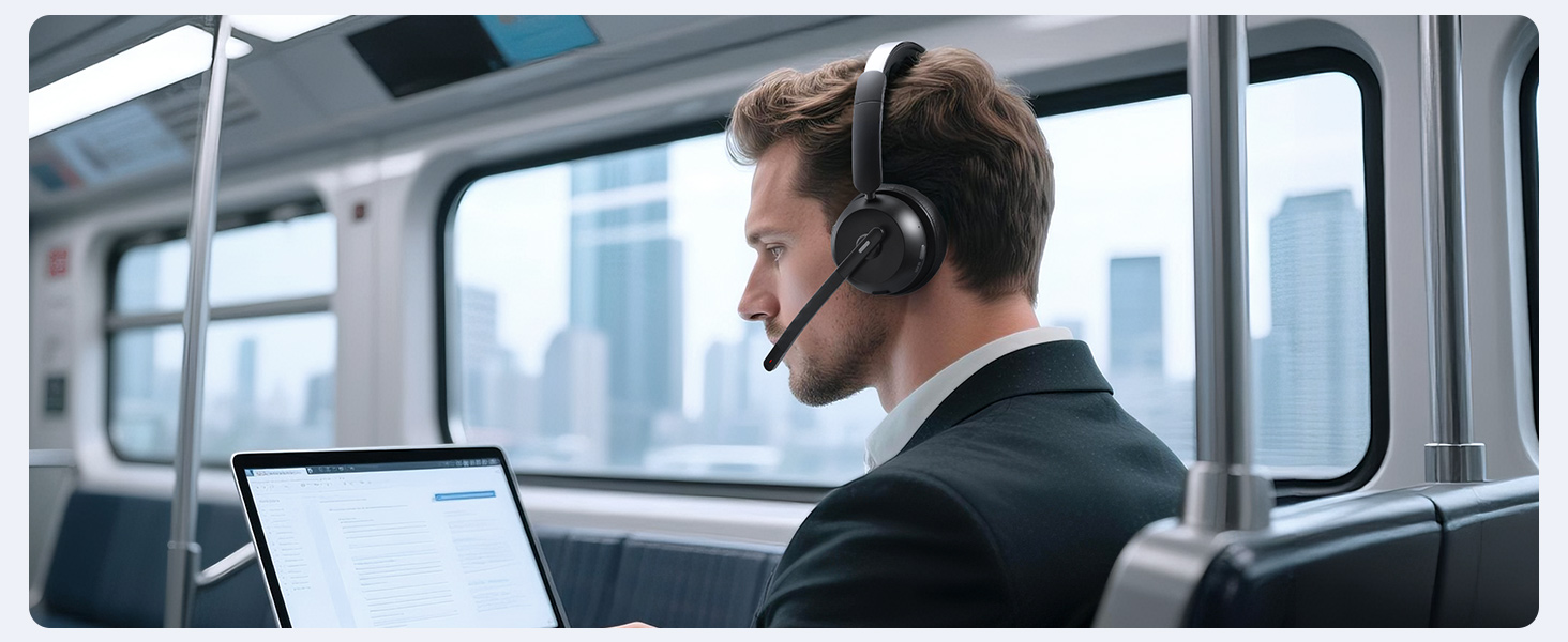 wireless headphones with microphone