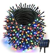 Joomer Solar Christmas Lights Outdoor, 105FT 300 LED 8 Modes Solar String Lights Waterproof Fairy...