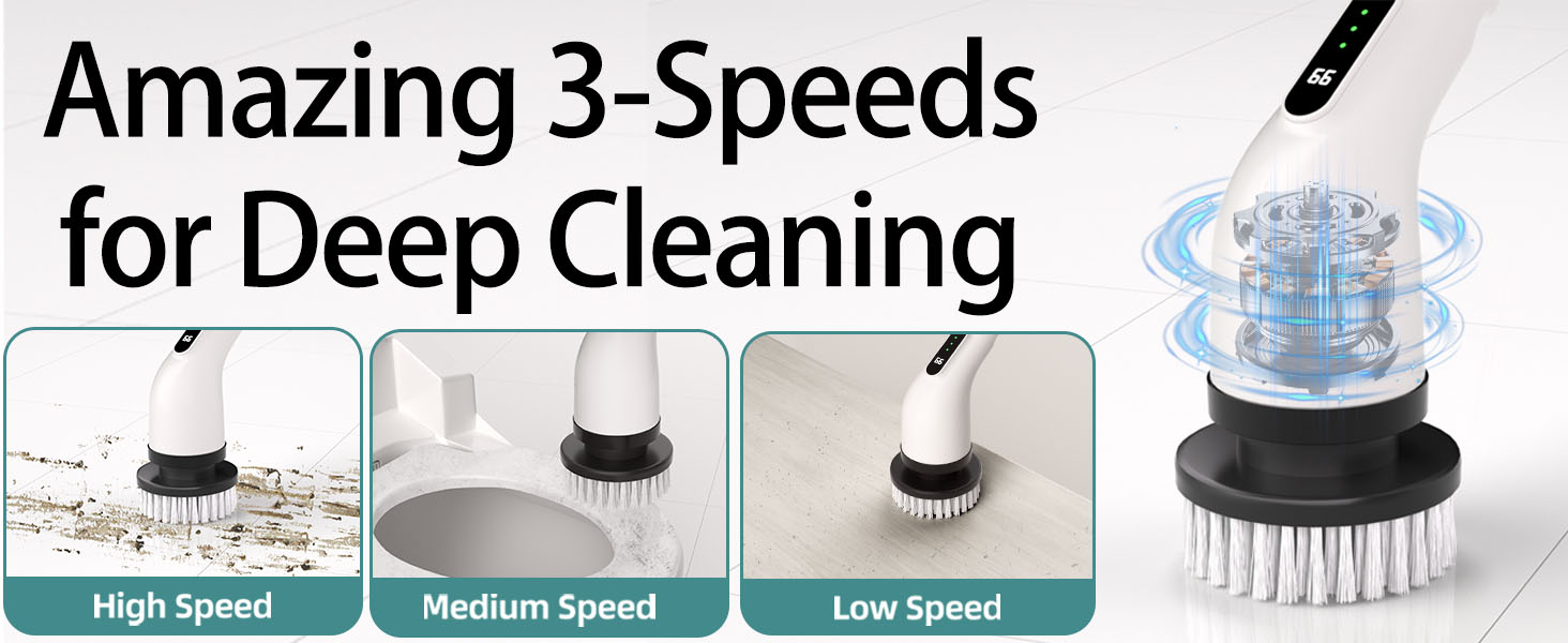 electric scrubber for cleaning