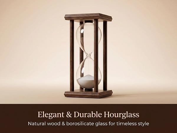 Wood Hourglass Sand Timer