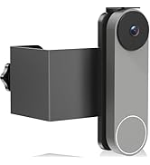 Anti-Theft Mount Compatible with Google Nest Doorbell (Battery), No Drill Adjustable Mounting Bra...