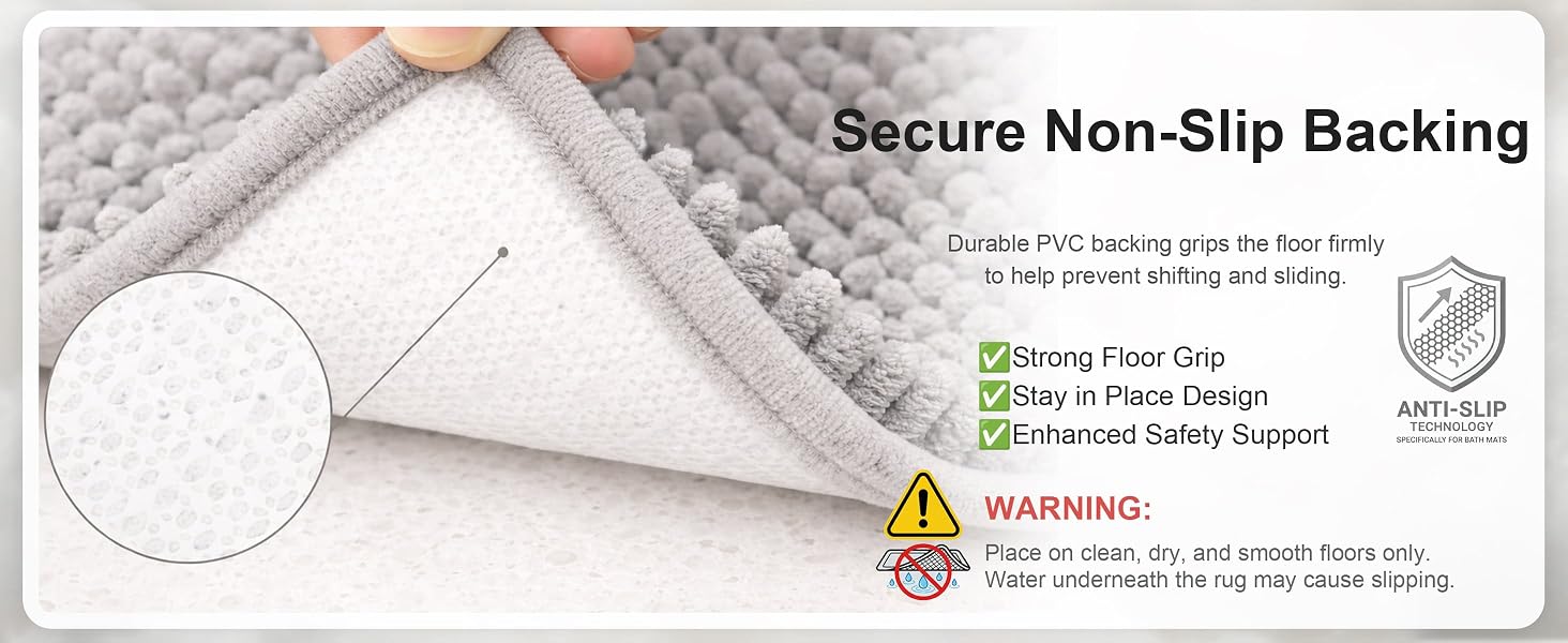 Non Slip Backing