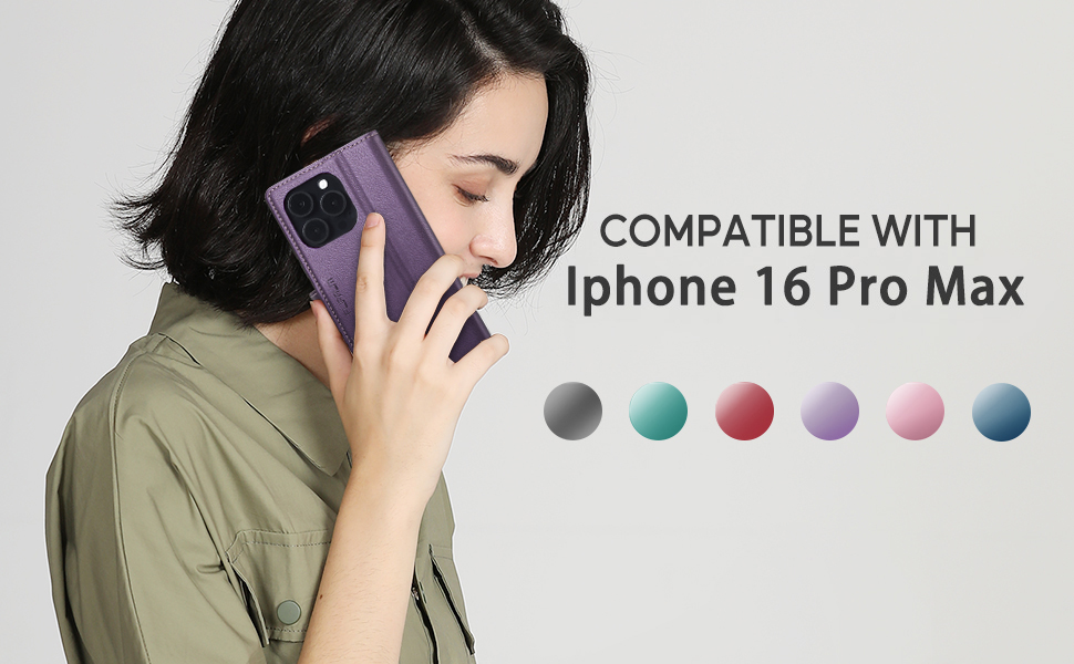 iPhone 16 pro Max Phone Case (Purple)