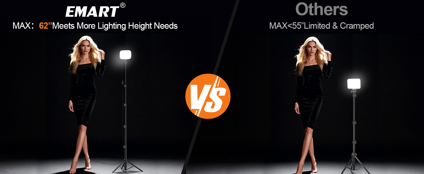 62&amp;#34; Meets More Lighting Height Needs