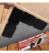 Urdar Brunnr Rug Carpet Non Slip Grippers, Reusable Rug Tape Pads, Strong Adhesive Carpet Gripper...