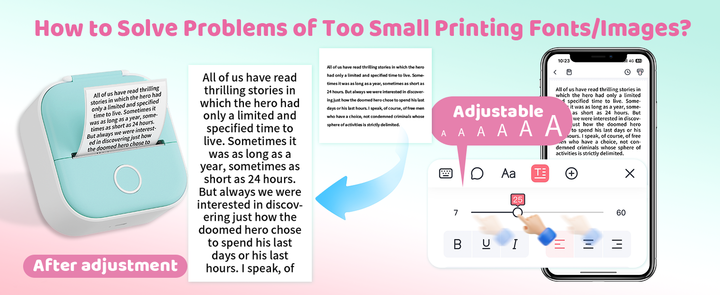 mini sticker printer