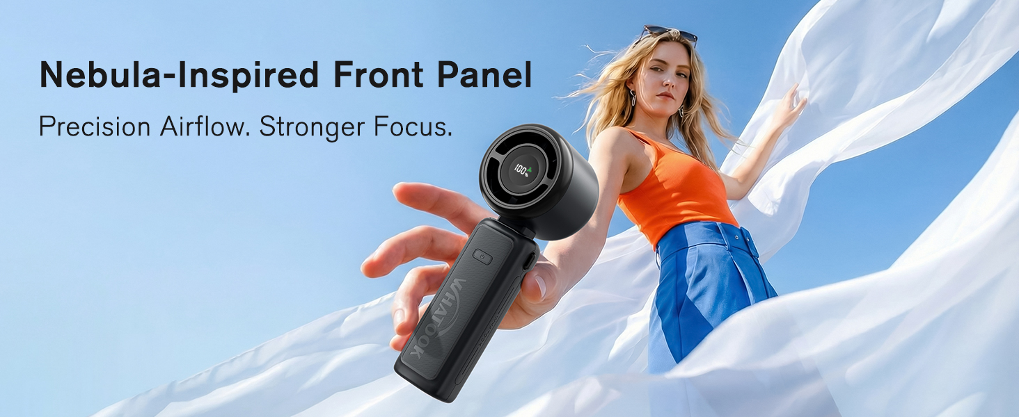 portable handheld fan rechargeable personal hand travel cruise essentials cooling blow cold held