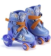 Kids Trainer Skates - Light Up Wheels, ABEC 5 Bearings, Durable PVC Material, Foam Shoe Lining, P...