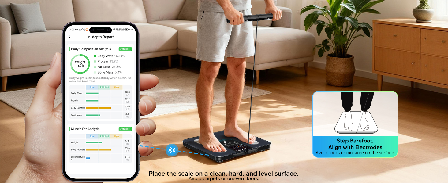 arboleaf 8-Electrode body fat scale