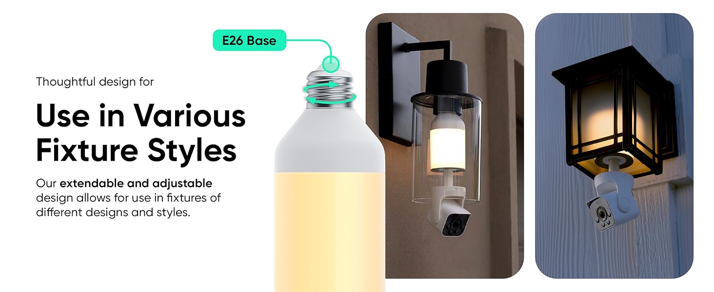 Wyze Bulb Cam Fixtures