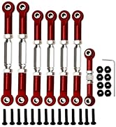 Stainless Steel Adjustable Turnbuckles/Camber Link with Rod Ends Upgrade Parts for 1/10 Traxxas S...