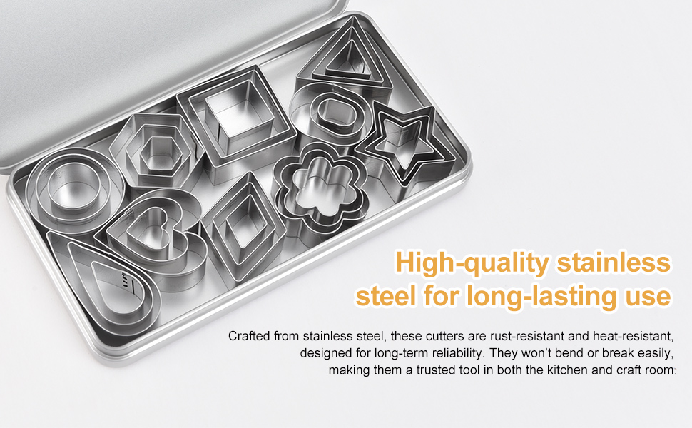High-quality stainless steel for long-lasting use
