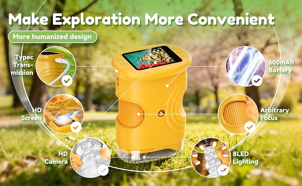 kids microscope handheld