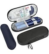 BLK8IGHT Insulin Pen Cooler Travel Case with 2 Reusable TSA Approved Ice Packs, Diabetic Medicati...