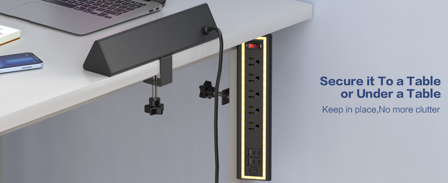 Power Strip?Surge Protector?Charging Station?Desk Clamp?USB Hub?PD Fast Charging