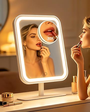 mirror with lights