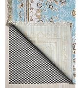 Veken 8x10 Ft Rug Pad Gripper for Hardwood Floors, Non Slip Dark Grey Rug Pads for Area Rugs, Thi...
