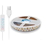 WMSDGZAI USB led Strip Light 5V,4.92ft Flexible led Strip Lights with Self Adhesive,Dimmable Ligh...