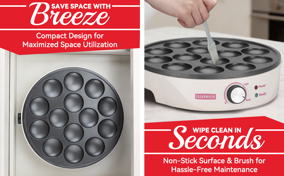 Easy for storage and easy for cleaning