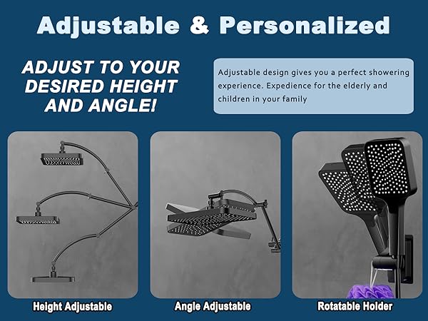 rain shower head high flow