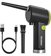 DOROBEEN Compressed Air Duster, Cordless Handheld Air Blower, Stepless Speed, 41000RPM, Portable ...