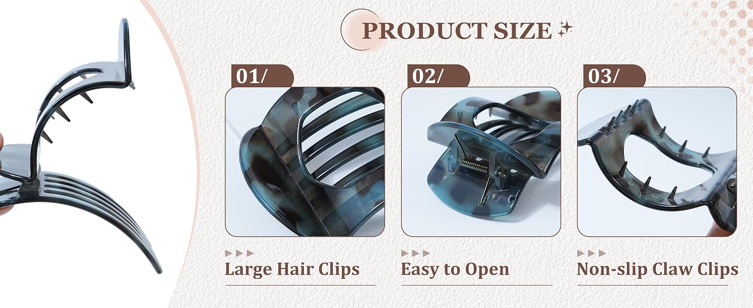 Flat hair clip