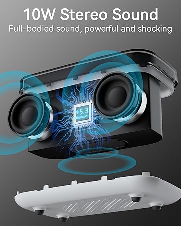 Wireless Charging Alarm Clock Speaker