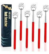 6 Pack Back Scratcher Fathers Day Dad Gifts, White Elephant Gifts for Adults, Stocking Stuffers f...