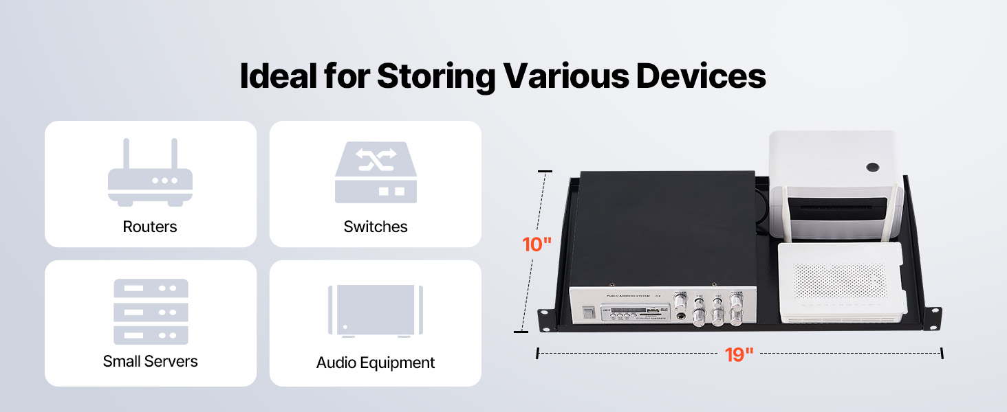 rack mount shelf